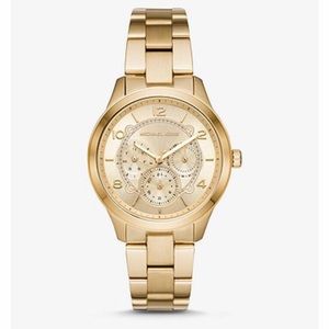 Michael Kors Runway Gold Tone Watch